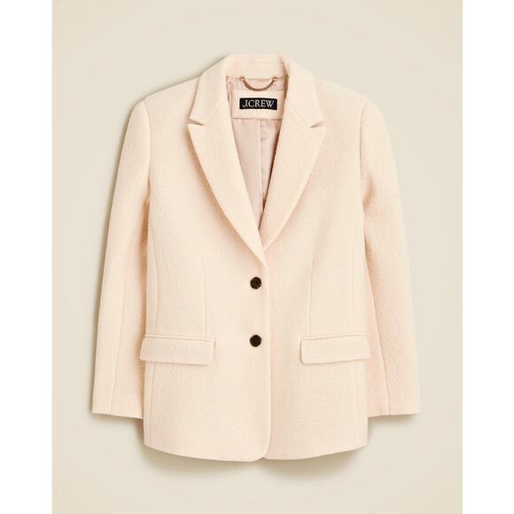 J.Crew Oversized Blazer Jacket in Boiled Wool US 14 Outerwear Career Business - Picture 3 of 8